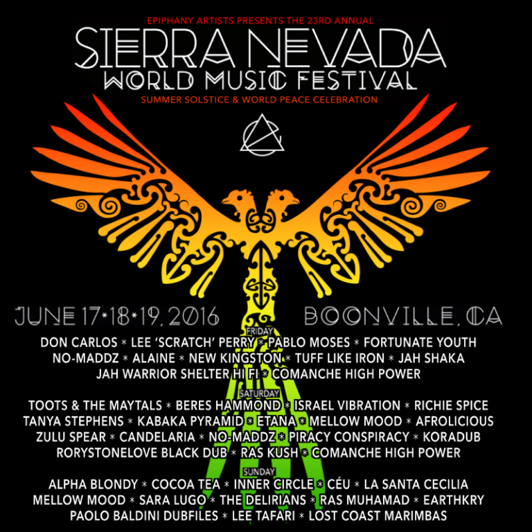 Sierra Nevada World Music Festival Don Carlos Reggae Music